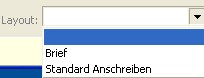 Drucklayout einstellen