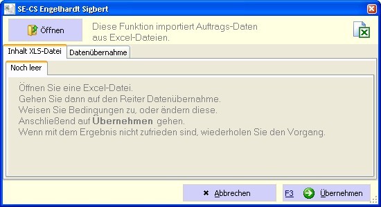 Excel Import