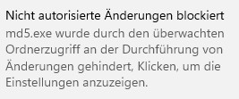 Ransomware Schutz