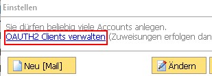Email senden und OAUTH2