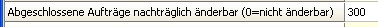 Rechnungen nachträglich ändern